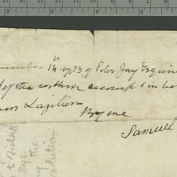 [Document, 1783 October 27]