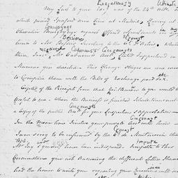 [Document, 1782 August 19]