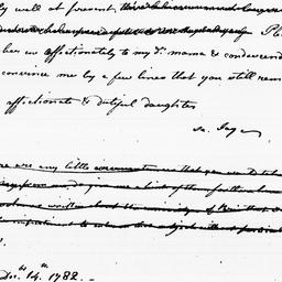 [Document, 1782 December 14]