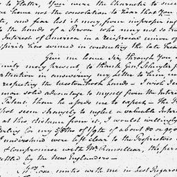 [Document, 1796 November 30]