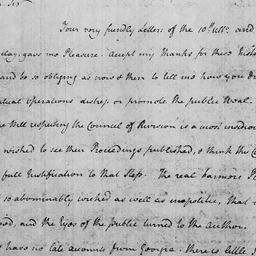 [Document, 1779 February 19]