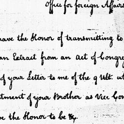 [Document, 1785 May 19]