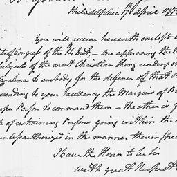 [Document, 1779 April 17]