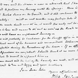 [Document, 1798 November 20]