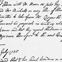[Document, 1736 April 05]