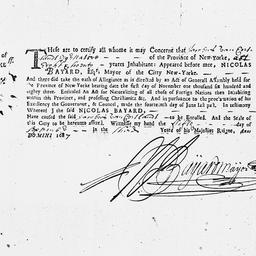 [Document, 1687 September 5]