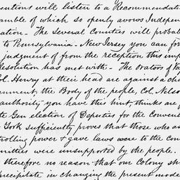 [Document, 1776 May 18]