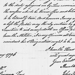 [Document, 1796 January 16]