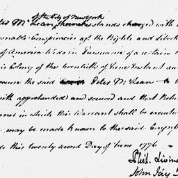 [Document, 1776 June 22]