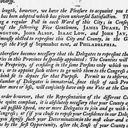 [Document, 1774 July 29]