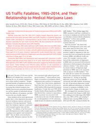 thumbnail for Santaella_US Traffic Fatalities, 1985-2014, and Their Relationship to Medical Marijuana Laws.pdf