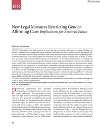 thumbnail for Klitzman_New Legal Measures Restricting Gender‐Affirming Care.pdf