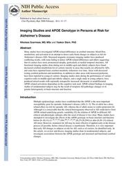 thumbnail for Scarmeas-2006-Imaging studies and APOE genotyp.pdf