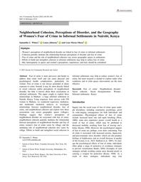 thumbnail for Winter et al. - 2021 - Neighborhood Cohesion, Perceptions of Disorder, an.pdf