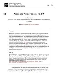thumbnail for ann_308_ie_19_Tavares_Arms-and-Armor.pdf