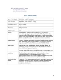 thumbnail for GRID3 NGA - Health Facilities v3.0 - Data Release Notes.pdf