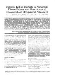 thumbnail for Increased Risk of Mortality ANNALS OF NEUROLOG.pdf