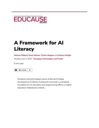 thumbnail for A Framework for AI Literacy _ EDUCAUSE Review.pdf