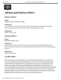 thumbnail for Adriana and Dolores Ehlers – Women Film Pioneers Project.pdf