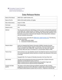 thumbnail for GRID3 COD - Health Facilities v9.0 Data Release Notes.pdf