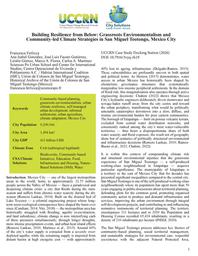 thumbnail for Building Resilience from Below- Grassroots Environmentalism and Community-led Climate Strategies in San Miguel Teotongo, Mexico City.pdf