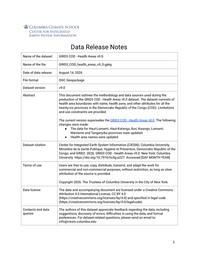 thumbnail for GRID3 COD - Health Areas v9.0 Data Release Notes.pdf