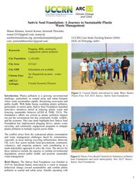 thumbnail for Sattvic Soul Foundation- A Journey to Sustainable Plastic Waste Management.pdf
