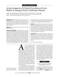 thumbnail for An Investigation of Clinical Correlates of Lew.pdf