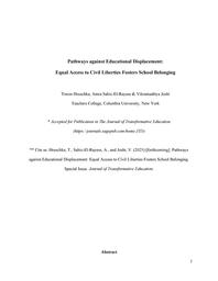 thumbnail for Pathways against Educational Displacement_FINAL.docx