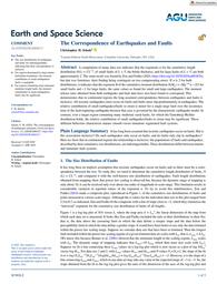 thumbnail for Correspondence of earthquakes and faults .pdf