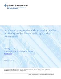 thumbnail for An Alternative Approach for Mergers and Acquistions Accounting and Its Use for Predicting Acquirers.pdf