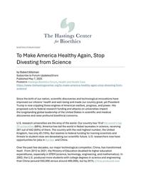 thumbnail for Klitzman_To Make America Healthy Again, Stop Divesting from Science.pdf