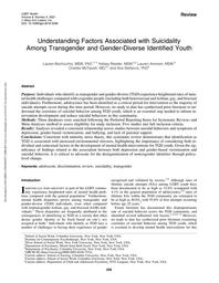 thumbnail for Suicidality Among TGD Youth_LGBT Health.pdf