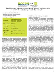thumbnail for Climate-proofing in Plan de Ayala Sur, Mérida (Mexico) - experiences from participative and citizen-powered urban adaptation.pdf