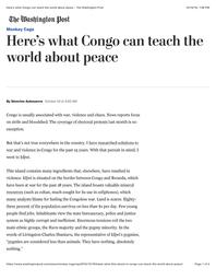 thumbnail for Here’s what Congo can teach the world about peace - The Washington Post.pdf