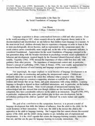 thumbnail for Intentionality and the Social Foundation of Language Development 1989.pdf