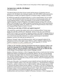 thumbnail for An interview with Dr. Eli Hinkel.pdf