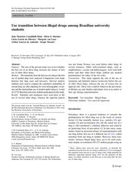 thumbnail for Castaldelli_Use transition between illegal drugs among Brazilian university students.pdf