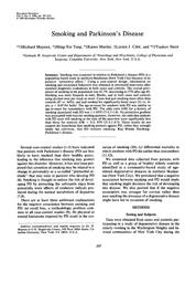 thumbnail for Mayeux-1994-Smoking and Parkinson disease.pdf