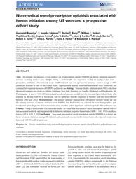 thumbnail for Banerjee_et_al_Non-medical use of prescription opioids is associated with heroin initiation among US veterans a prospective cohort study..pdf