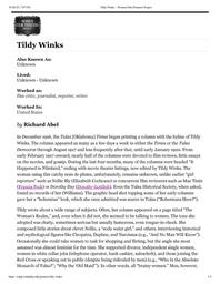 thumbnail for Tildy Winks – Women Film Pioneers Project.pdf