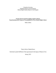 thumbnail for Calkins, Molly; Fall, 2024 - Molly Calkins.pdf