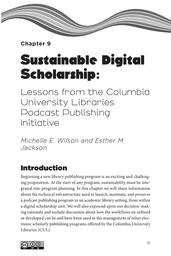 thumbnail for Sustainable Digital Scholarship_.pdf
