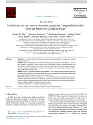 thumbnail for Health-care use and cost in dementia caregiver.pdf