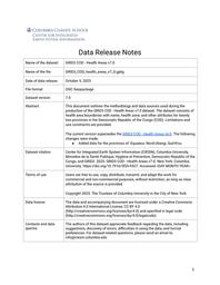 thumbnail for GRID3 COD - Health Areas v7.0 Data Release Notes.pdf