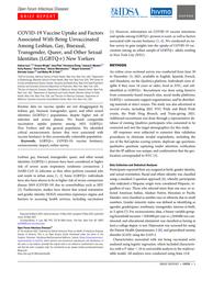 thumbnail for COVID vaccine uptake LGBTQ OFID 2022 ofac260.pdf