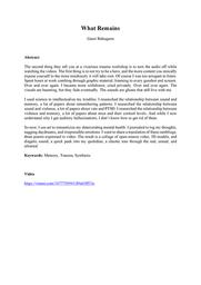 thumbnail for _What_Remains.pdf