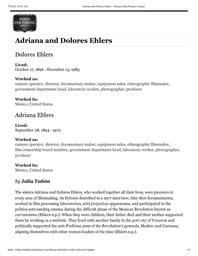 thumbnail for Adriana and Dolores Ehlers – Women Film Pioneers Project.pdf