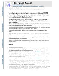 thumbnail for Castaldelli_Investigating dimensionality and measurement bias of DSM-5 alcohol use disorder in a representative sample of the largest metropolitan area in South America..pdf