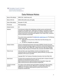 thumbnail for GRID3 COD - Health Areas v8.0 Data Release Notes.pdf
